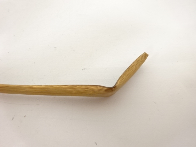  桂典造　竹　茶杓(前大徳寺長谷川寛州書付)(銘：山里)